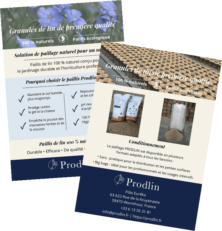 Flyer de Prodlin en format A5
